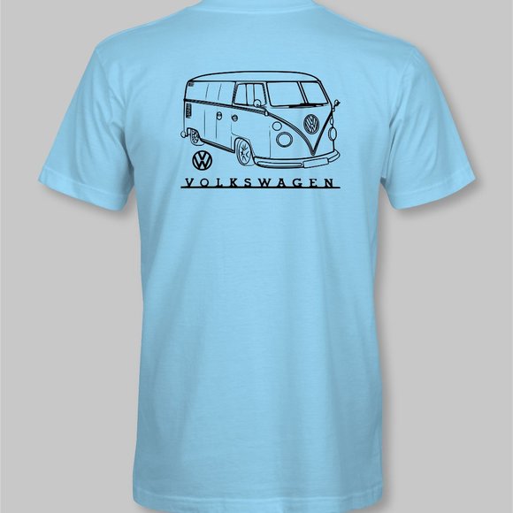 Volkswagen VW Custom Lowered Bus Retro T-Shirt - New - Picture 10 of 10